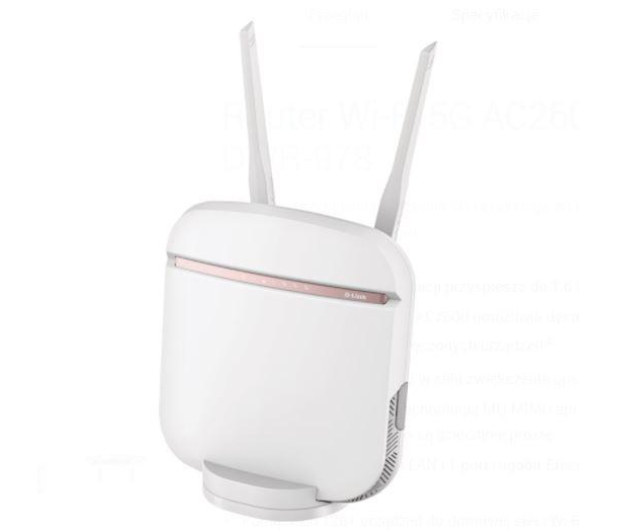 D-LINK DWR-978 5G/LTE 4LAN 1WAN AC2600 DWR-978/E - 643632 - zdjęcie 2